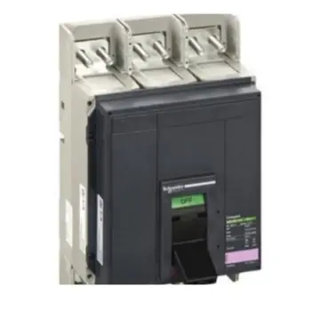 Schneider Electric molded case circuit breaker, NS33466 NS-800 N 3P Micrologic 2.0 front-end wiring.