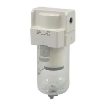 SMC oil mist separator, AFM30-03-A, 0.3μm, maximum flow rate 450l/min, manual drainage, no bracket.
