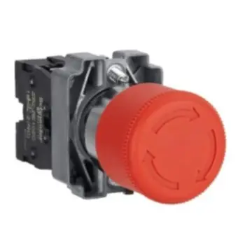 Schneider Electric XB2BS rotary reset lock-type emergency stop button, XB2BS542C = ZB2BZ102C + ZB2BS54C 2NC