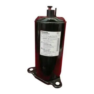 Panasonic R22 compressor, 2K22S225BUA, is covered by warranty for new systems.