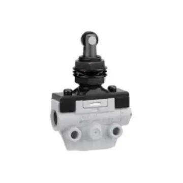 SMC mechanically controlled valve, VM122-M5-06SA, bottom piping, roller type, 2-position 2-way, M5