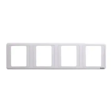 SIEMENS Vision Series Quad-Frame, 5TG05041CC1 Elegant White