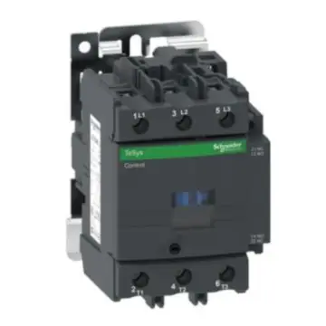 Schneider Electric TeSys D series three-pole AC control contactor, LC1D80M7C 80A, 220V, three-pole