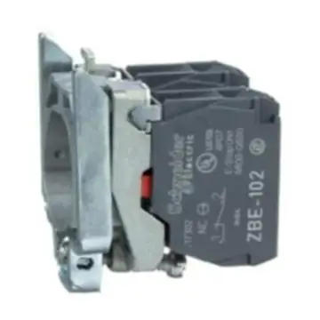 Schneider Electric push button base with contacts, ZB4BZ104