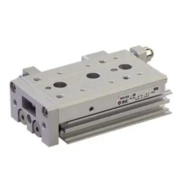 SMC slide cylinder, MXS16-20A-A93, adjustable at both ends, with magnetic switch.
