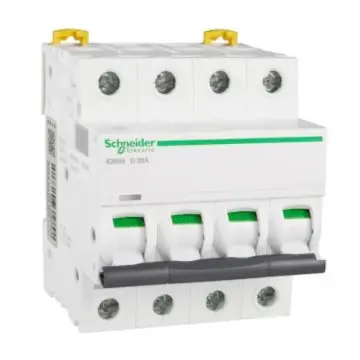 Schneider Electric miniature circuit breaker iC65N(A9) 4P 32A Type D, A9F19432