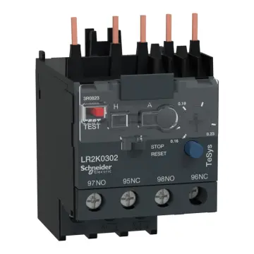 LR2K0302 Differential thermal overload relays TeSys K 0.16-0.23A