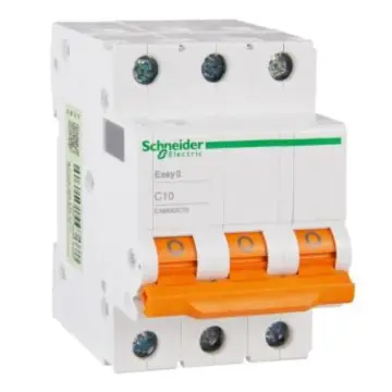 Schneider Electric Miniature Circuit Breaker EA9AN(E9) 3P 10A Type C, EA9AN3C10