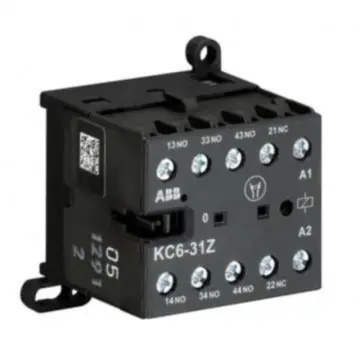 ABB KC series DC coil intermediate relay, KC6-31Z*24V DC 82202730