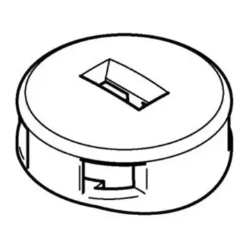 Festo valve island mounting element, VMPA-HBT-B, 540897 end cap, for MPA