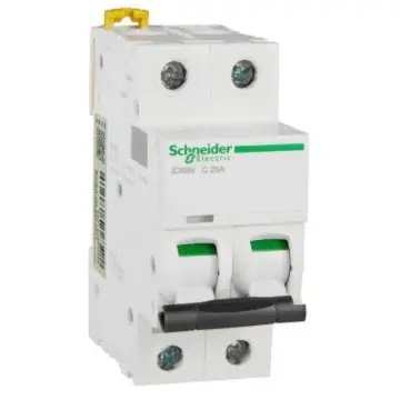 Schneider Electric miniature circuit breaker iC65N(A9) 2P 20A Type C, A9F18220