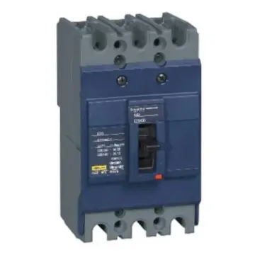 Schneider Electric molded case circuit breaker, EZD100E3060N, fixed 3-pole