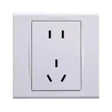SIEMENS 2-3 Pole 5-Hole Socket, 5UB06153NC012P, Pin Yi Series, White