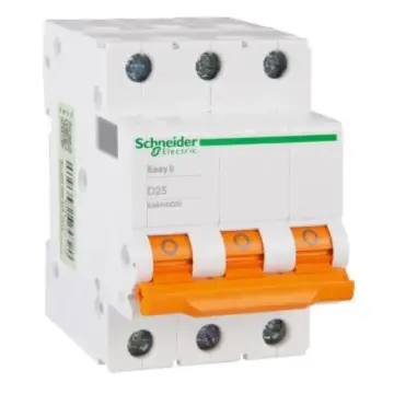 Schneider Electric Miniature Circuit Breaker EA9AN(E9) 3P 25A Type D, EA9AN3D25