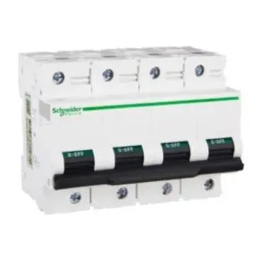 Schneider Electric Miniature Circuit Breaker C120H(A9) 4P 100A Type C, A9N19819