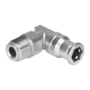 Festo L-shaped stainless steel external thread quick coupling, CRQSL-1/4-10, 162875