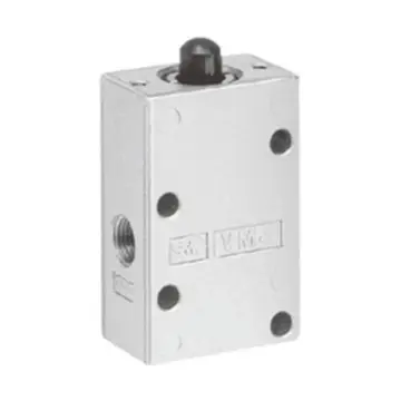 SMC 3-way mechanical control valve, VM430-01-00, mechanical operation.