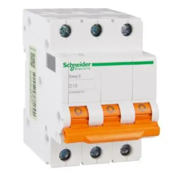 Schneider Electric Miniature Circuit Breaker EA9AN(E9) 3P 16A Type D, EA9AN3D16