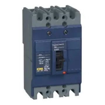 Schneider Electric molded case circuit breaker, EZD100E3015N, fixed 3-pole.