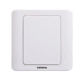SIEMENS Vision Series Blank Panel, 5TG05001CC1, Elegant White