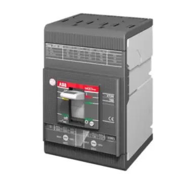 ABB Tmax XT Molded Case Circuit Breaker for Distribution Protection, 10152587 XT2N160 TMA100-1000 FF 3P
