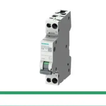 SIEMENS miniature circuit breaker 5SY6 1P+N 6A Type C, 5SY60067CC