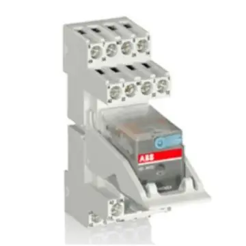 ABB CR-M Plug-in Intermediate Relay (with Test Button), CR-M230AC4L 10050180