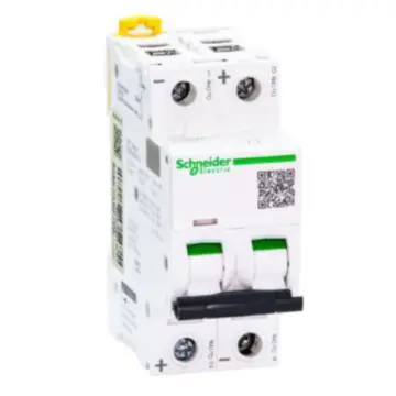 Schneider Electric DC Miniature Circuit Breaker, A9N28202 iC65H DC 2P C2A