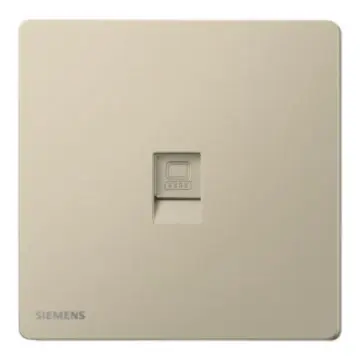 SIEMENS CAT6 single-stand computer socket, 5UH31713NC04 Champagne Gold, from the Acus series.