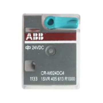 ABB CR-M Plug-in Intermediate Relay (with Test Button), 10038758 CR-M024DC4