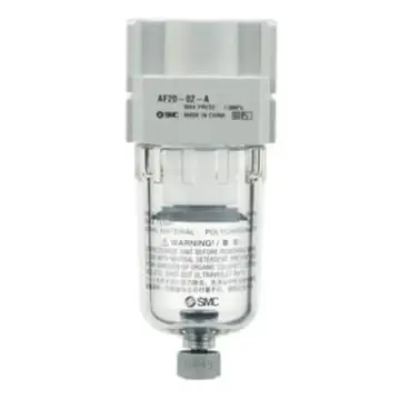 SMC air filter, AF20-01-A, connecting pipe Rc1/8", manual drain, no bracket, 5μm