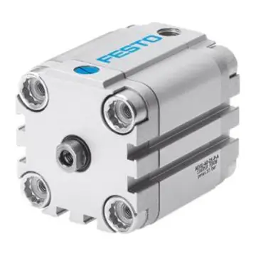 Festo compact cylinder, AEVU-100-10-P-A, 156972, single-acting basic type, internal thread on piston rod end.