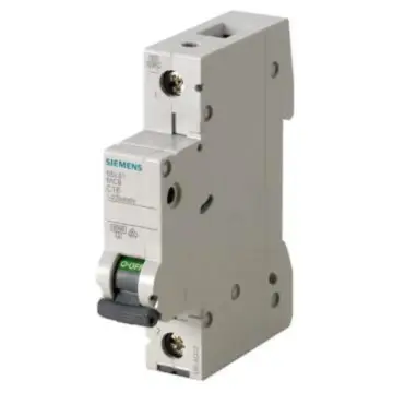 SIEMENS 5SL6 miniature circuit breaker, 5SL6 1P C1 5SL61017CC
