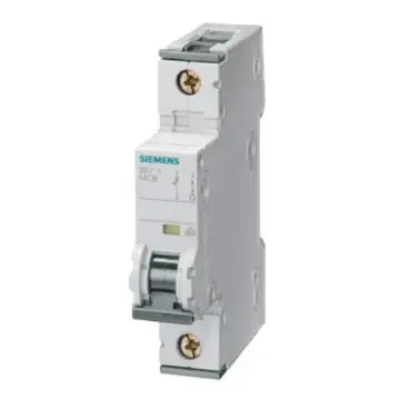 SIEMENS 5SY4 High Breaking Capacity Miniature Circuit Breaker, 5SY4 1P B10A 5SY41106CC