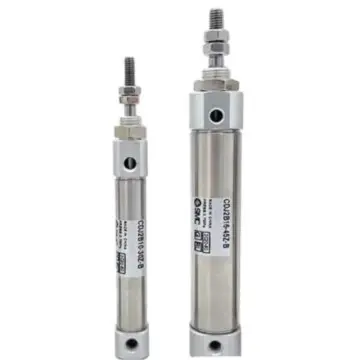 SMC cylinder, CDJ2KB16-45Z-B, non-returning rod, single-rod double-acting.