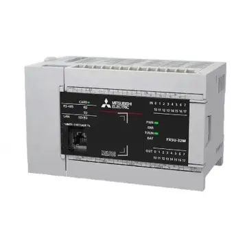 FX5U-32MR/DS Mitsubishi PLC Controller with 16 Inputs and 16 Outputs and Relays