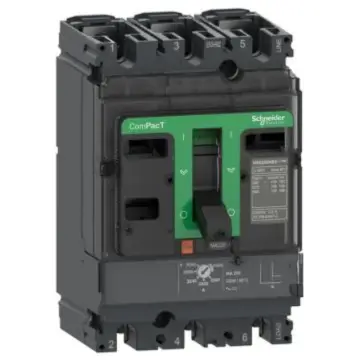 Schneider Electric NSX molded case circuit breaker, C25N3MA150 NSX250N 50kA AC 3P3D 150A MA
