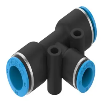 Festo T-type quick connector, NPQE-T-Q8-Q10-P10, 8113147