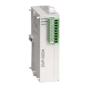 Delta analog output module, DVP02DA -S