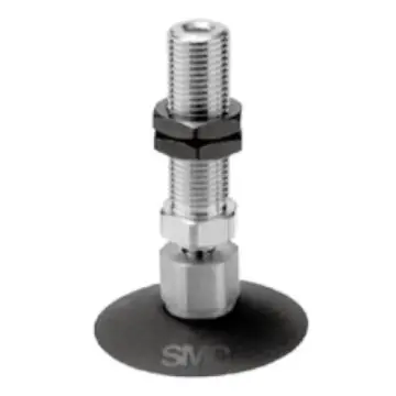 SMC oscillable suction cup, ZPT50FS-B5-A14, without cushioning, ball-shaped head, silicone rubber.