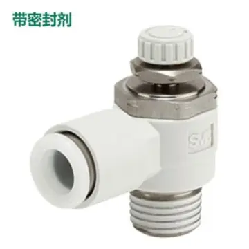 SMC exhaust type flow control valve, AS2201FG-01-06S stainless steel