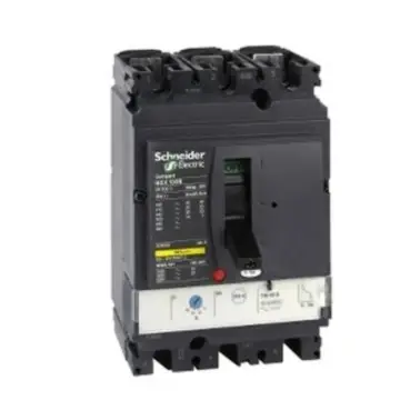 Schneider Electric molded case circuit breaker, NSX100N TMD 100 3P