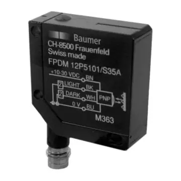 BAUMER reflector sensor, FPDM 12N5101/S35A