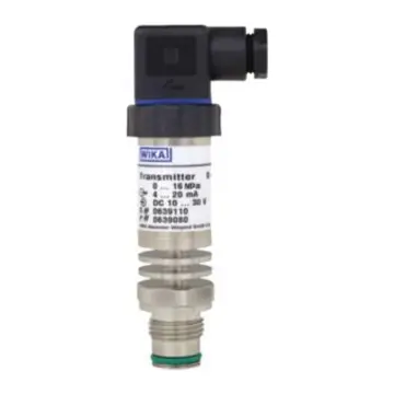 WIKA flat-mount diaphragm pressure transmitter, S-11 0.5%, 0-16MPa, G1/2, M12*1 connector (4 pins)