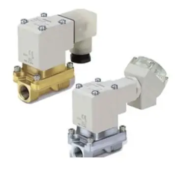 SMC pilot-operated zero differential pressure start type 2-way solenoid valve, VXZ242FZ2A (water type)