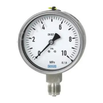 WIKA pressure gauge, 232.50.063 0-0.16MPa M14*1.5, radial, non-filled.