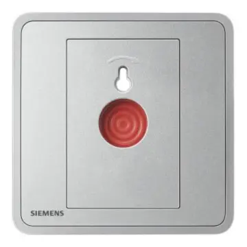 SIEMENS Alarm Switch, 5TA11513NC02 Starry Silver, Zita Series
