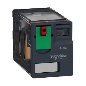 RXM2AB1B7 miniature plug in relay 12A 2CO lockable test but to n 24VAC