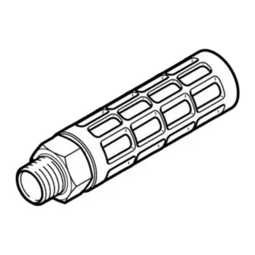 Festo muffler, U-1-B, 151990, external thread, metal.