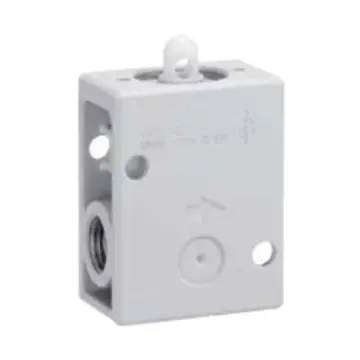 SMC mechanically controlled valve, VM220-02-00A, side piping, basic type, 2-position 2-way, R1/4